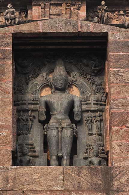 Monuments: Sun Temple Konark, Orissa (India) - Richly carved statue of Sun God Surya 13th century at Konark Sun Temple, Bhubaneswar, Orissa, India. by Anil Sharma Photography