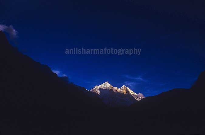 Nature-  Bhagirathi Peak - Snow Covered Bhagirathi Peak in Garhwal Himalayas in Uttarakhand, India. by Anil Sharma Photography