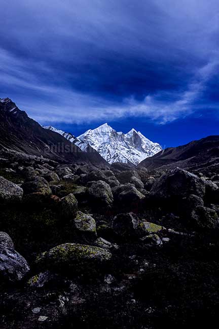 Nature-  Bhagirathi Peak - Snow Covered Bhagirathi Peak in Garhwal Himalayas in Uttarakhand, India. by Anil Sharma Photography